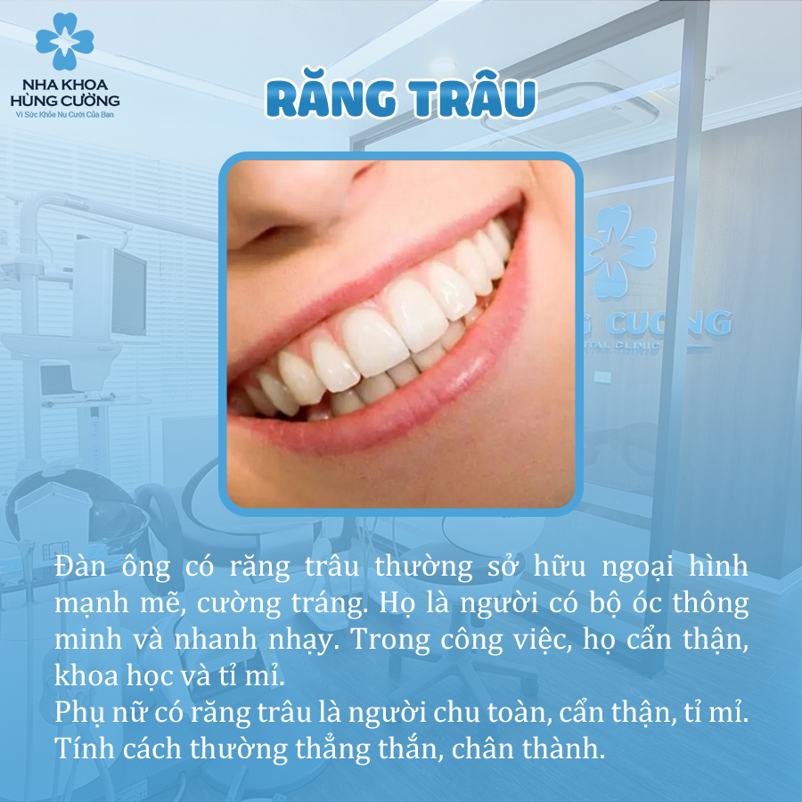 Xem tướng răng đoán vận mệnh
